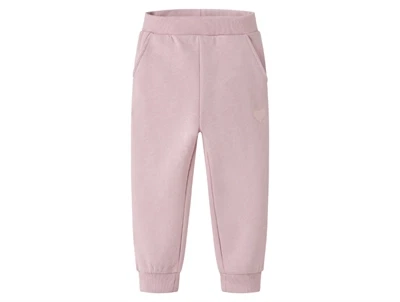 Name It MINI sweatpants burnished lilac med hjertebroderi