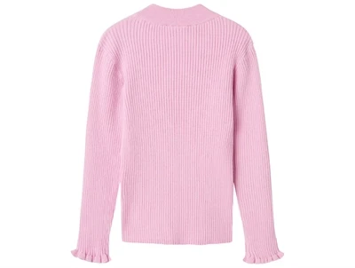 Name It pastel lavender slim strikbluse