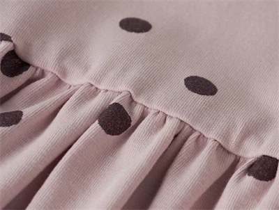 name it mini kjole i lyserød burnished lilac med prikprint