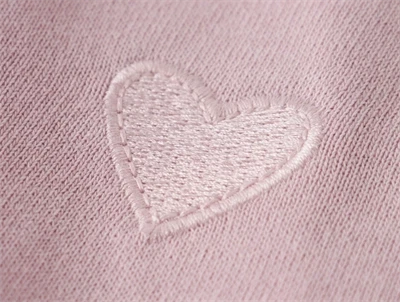 name it mini kjole i lyserød burnished lilac med hjertebroderi