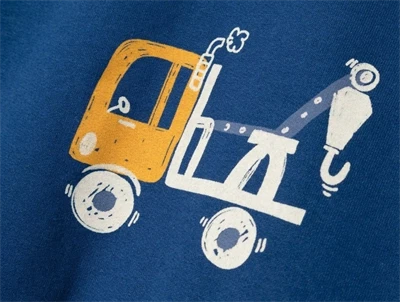 Name It estate blue landbrugsmaskiner sweatshirt