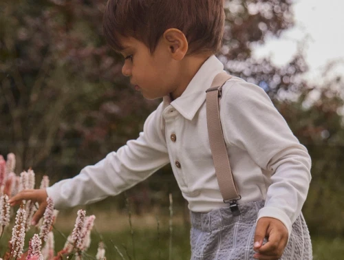 Lil\' Atelier bluse i rahvid nuance pa barn med lange aermer