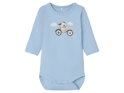 Name It chambray blue hundeprint body