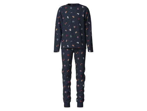 Name It pyjamassæt i navy med juleprint