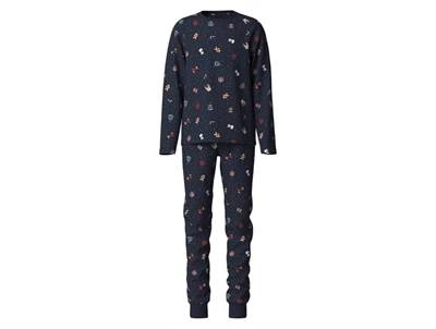 Name It pyjamassæt i navy med juleprint