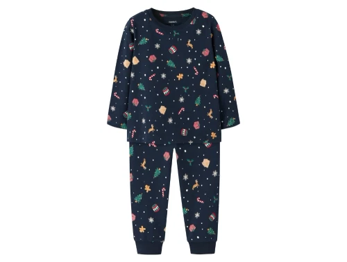 Name It pyjamas navy blazer med juleprint