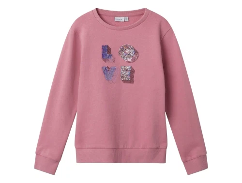 Name It cashmere rose paillet sweatshirt