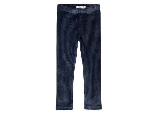 Name It dark sapphire velour leggings