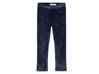 Name It dark sapphire velour leggings