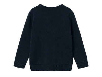 Name It dark sapphire jul strikbluse