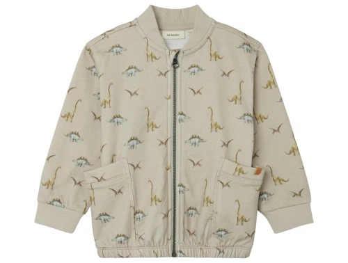 Lil Atelier silver lining dino cardigan