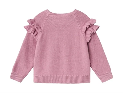 Name It mauve orchid pullover striktrøje