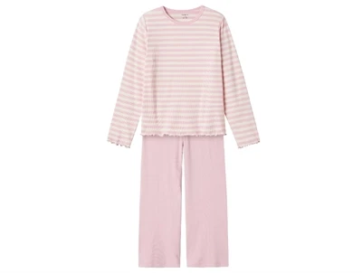 Name It pink lavender stribet natsæt