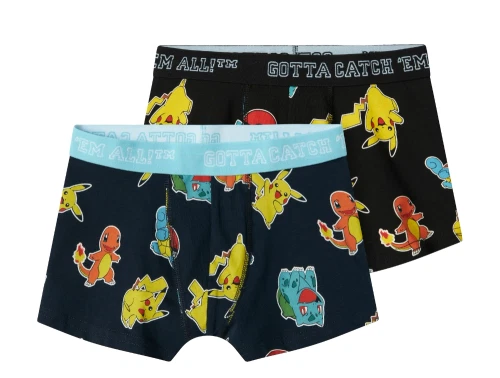 Name It black/dark sapphire Pokemon boxershorts (2-pak)