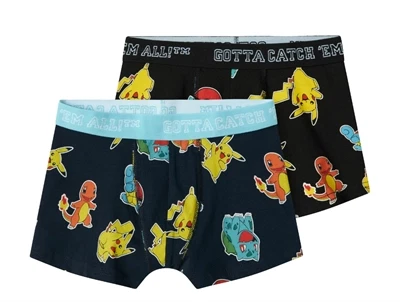 Name It black/dark sapphire Pokemon boxershorts (2-pak)