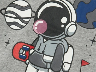 Name It grey melange NASA t-shirt