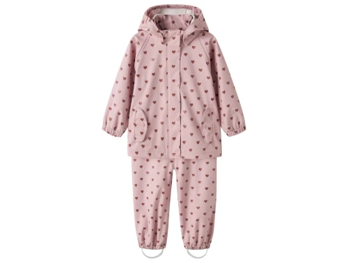 Lil\' Atelier regnsæt zephyr hearts med hjerteprint