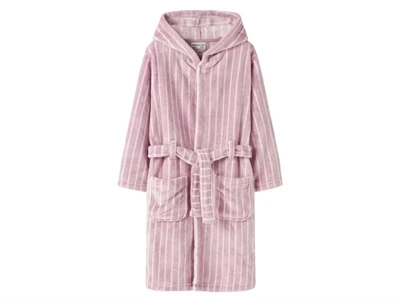 Name It badekåbe Keepsake Lilac forfra med hætte og bindebælte