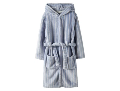 Name It badekåbe Kentucky Blue forfra med hætte og bindebælte