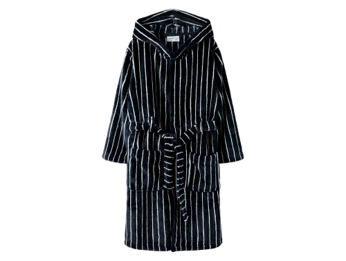 Name It badekåbe Navy Blazer forfra med hætte og bindebælte