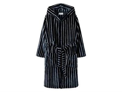 Name It badekåbe Navy Blazer forfra med hætte og bindebælte