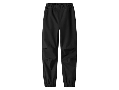 Name It softshellbukser sort med refleksdetaljer forside