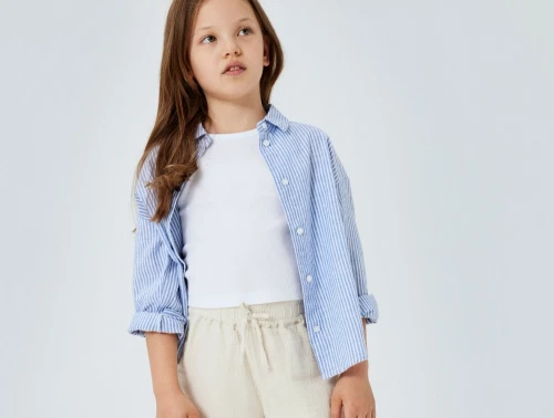 Name It top hvid rib cropped på model