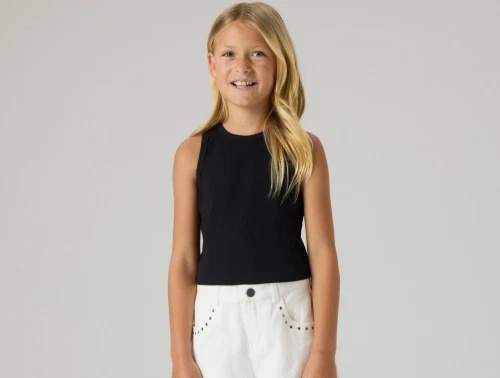 Name It sort rib top uden ærmer