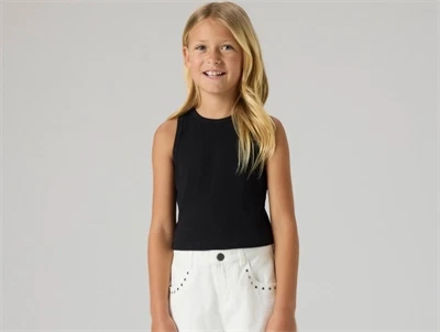 Name It sort rib top uden ærmer