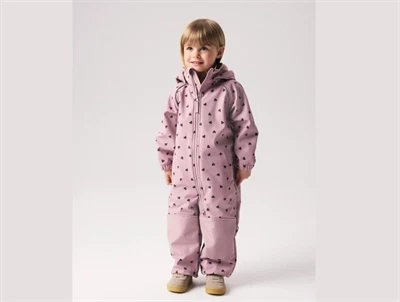 Name It softshelldragt woodrose hearts med hjerteprint