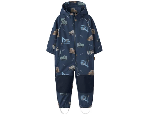 Name It softshelldragt oceana construction med print