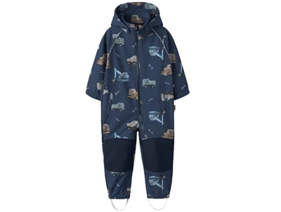 Name It softshelldragt oceana construction med print