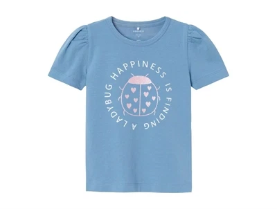 Name It coronet blue ladybug top