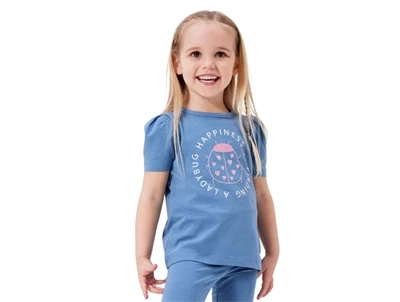 Name It coronet blue ladybug top