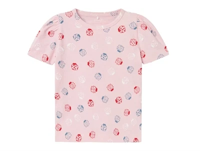 Name It parfait pink ladybug top