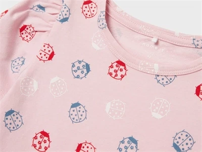 Name It parfait pink ladybug top