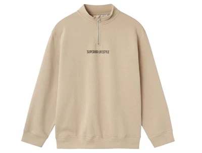 Name It pure cashmere half zip sweatshirt