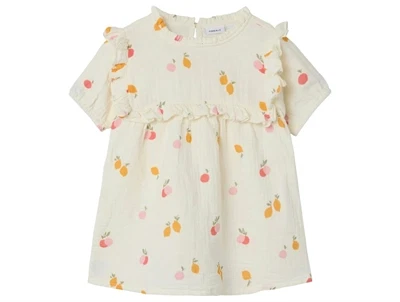 Name It buttercream frugtprint kjole