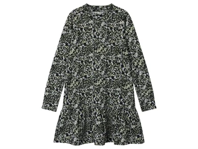 Name It icelandic blue mønstret kjole