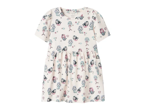 Name It kjole i pearl med havfrueprint og lommer