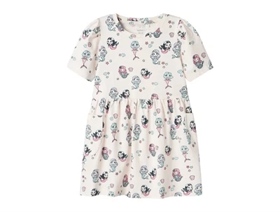 Name It kjole i pearl med havfrueprint og lommer