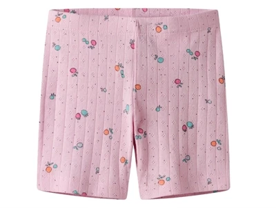 Name It shorts i sweet dreams med frugtprint og elastik i taljen