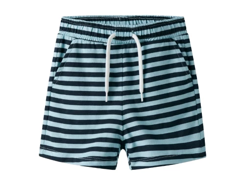 Name It shorts aquatic med striber i blå nuancer