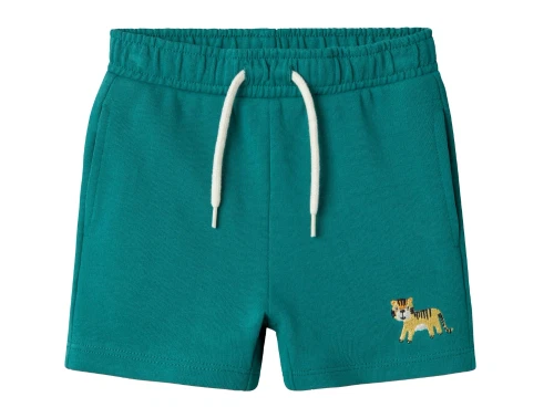 Name It shorts deep jungle med tigerbroderi