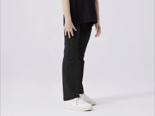 Name It black fold down bootcut bukser Helena