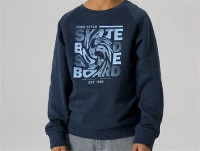 Name It sweatshirt navy blazer med skate print
