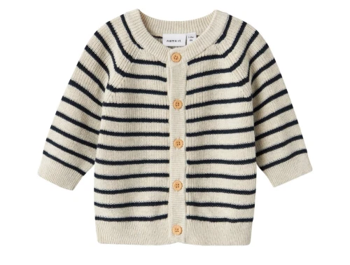 Name It cardigan peyote melange med striber