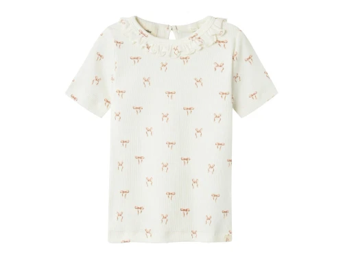 Lil Atelier coconut milk sløjfe top