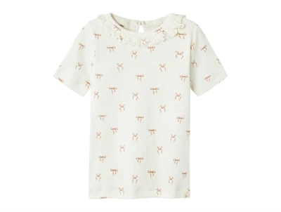 Lil Atelier coconut milk sløjfe top