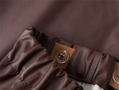 Name It regnsæt seal brown med refleksdetaljer